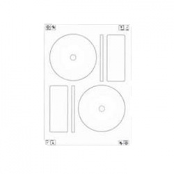 etqu017 etiquetas adhesivas para cd paqx100